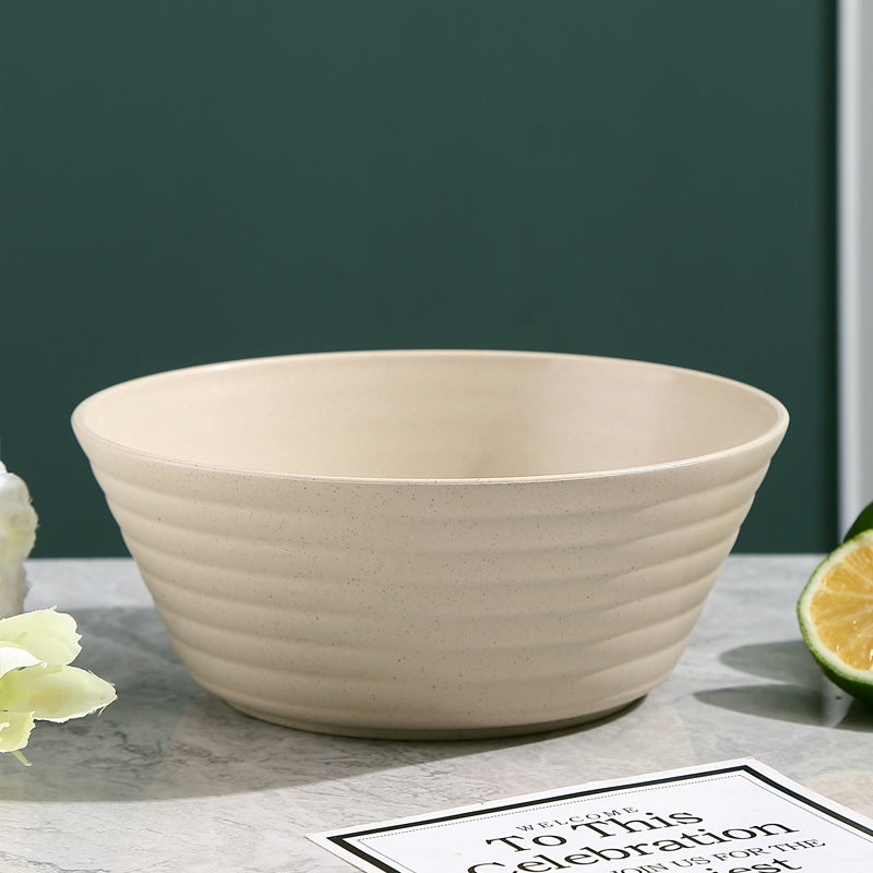 Simple ramen bowl plastic bowl large household instant noodle bowl spicy hot snail noodle special soup bowl anti-drop bowl wholesale