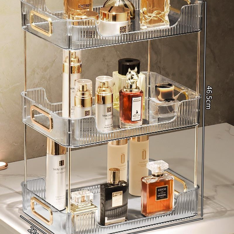 Light luxury washstand, cosmetics shelf, toilet, washroom, washroom, countertop, bathroom, dressing table, storage box