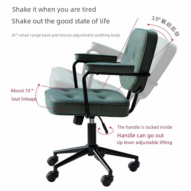 Computer chair wholesale home lifting ergonomic office chair nail chair dormitory chair college student study Xi chair