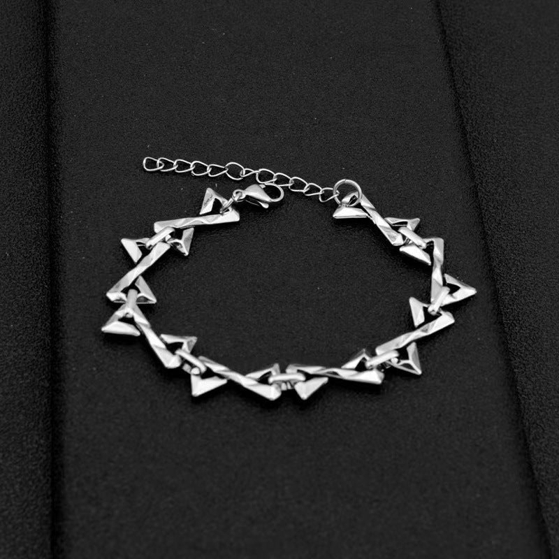 European and American hip hop letter Z splicing necklace punk high street men versatile sweater chain pendant wholesale