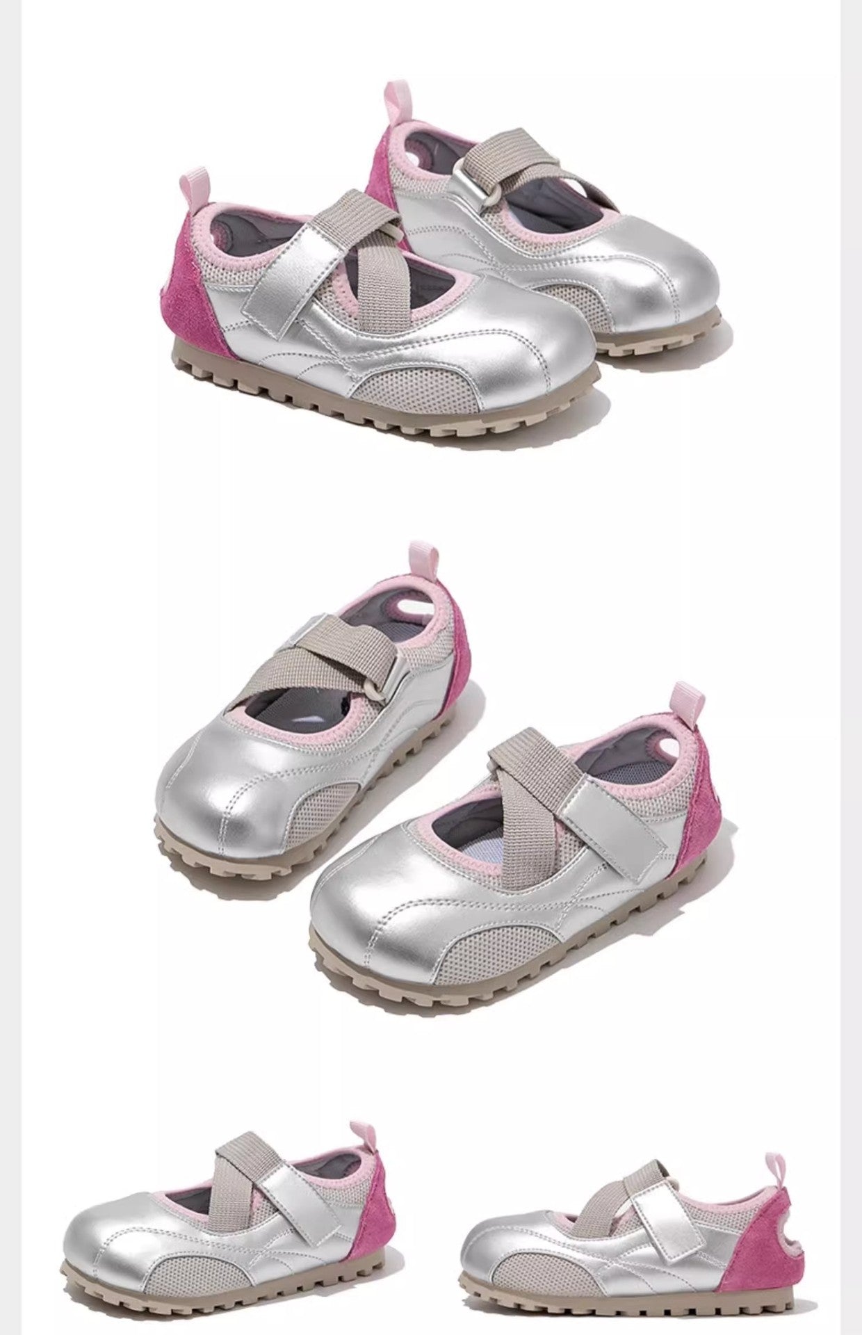 Girls' shoes, children's sports board shoes, 2025 spring and summer, new baby Mary Jane puffs, small white shoes, German training shoes