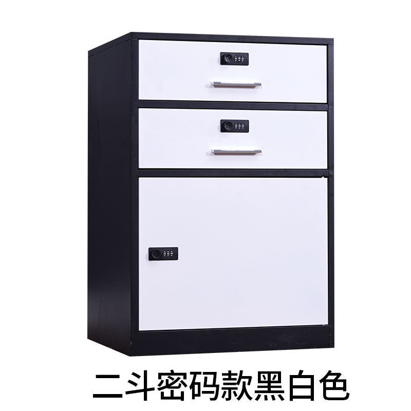 Office file cabinet, tin cabinet, low cabinet, storage cabinet, bedside table, small lock, movable cabinet, under table storage cabinet