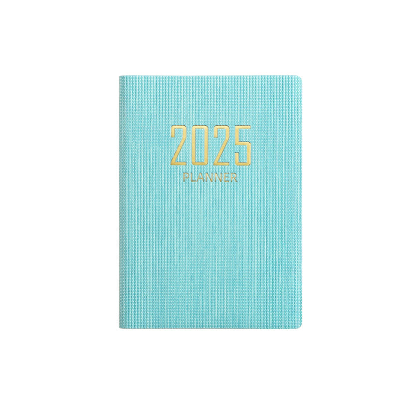 Spot 2024 English Schedule 2025 A7 Daily Planner Planner Amazon Cross Border Notebook