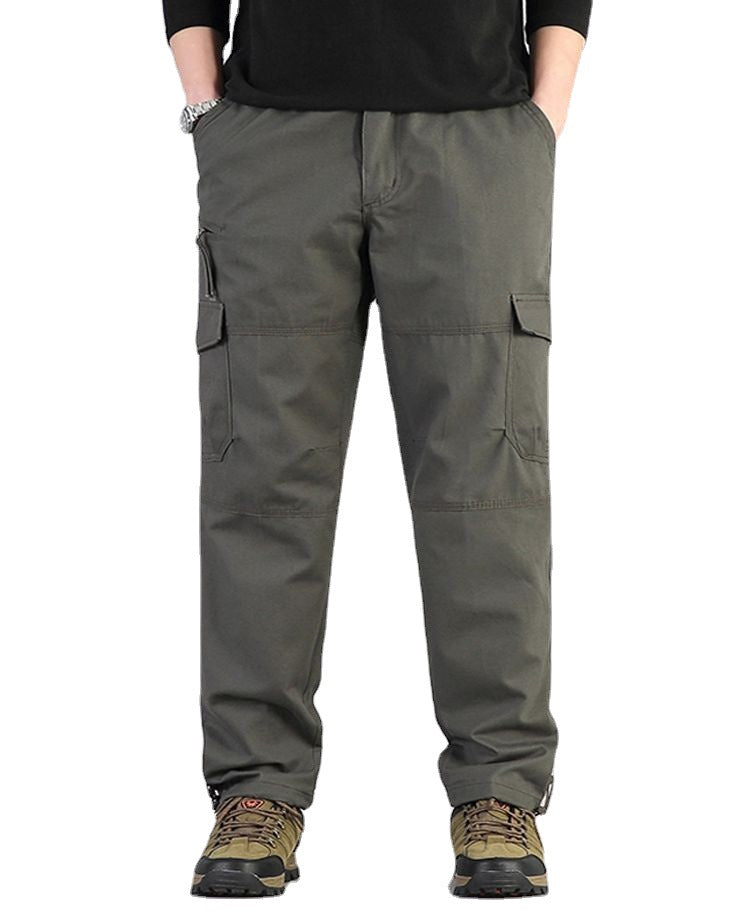 Spring and Autumn New Multifunctional Outdoor Casual Pants Multi-Pocket Cargo Pants Men's Loose Cotton Men's Multi-Pocket Pants Tide