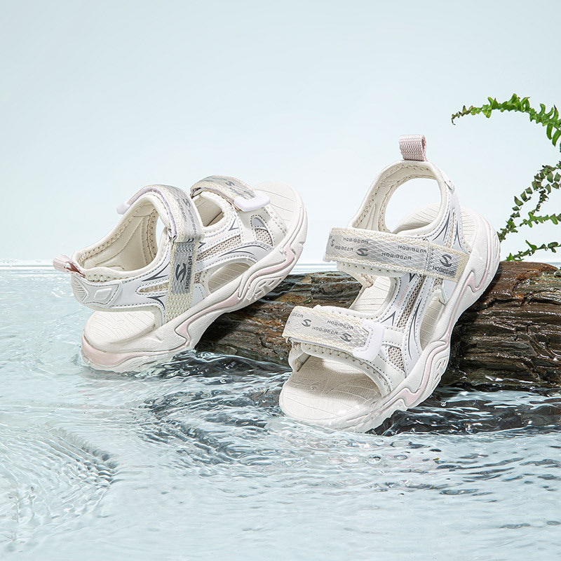 HOBIBEAR boys' sandals, summer model velcro, children's open-toe soft-soled beach shoes, casual shoes, one piece delivery
