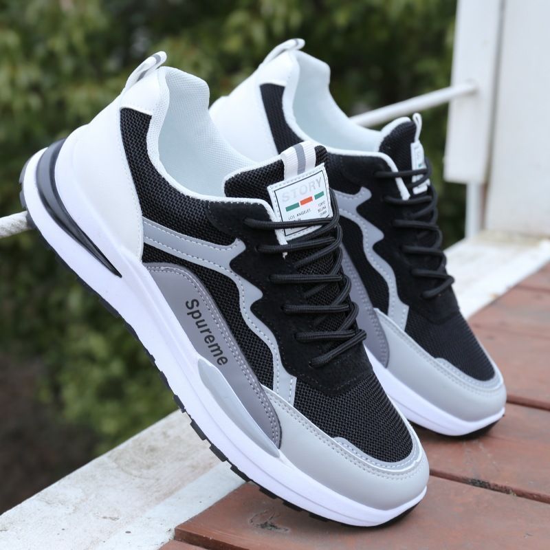 Forrest Gump men's shoes summer new breathable vintage sneakers trend versatile casual non-slip men's daddy trendy shoes