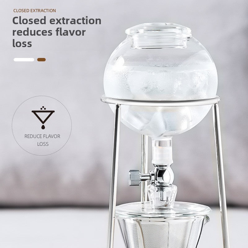 Tianxi cold extraction pot household drip type hand-brewed coffee cold extraction tea drip pot coffee appliance set ice drip coffee pot