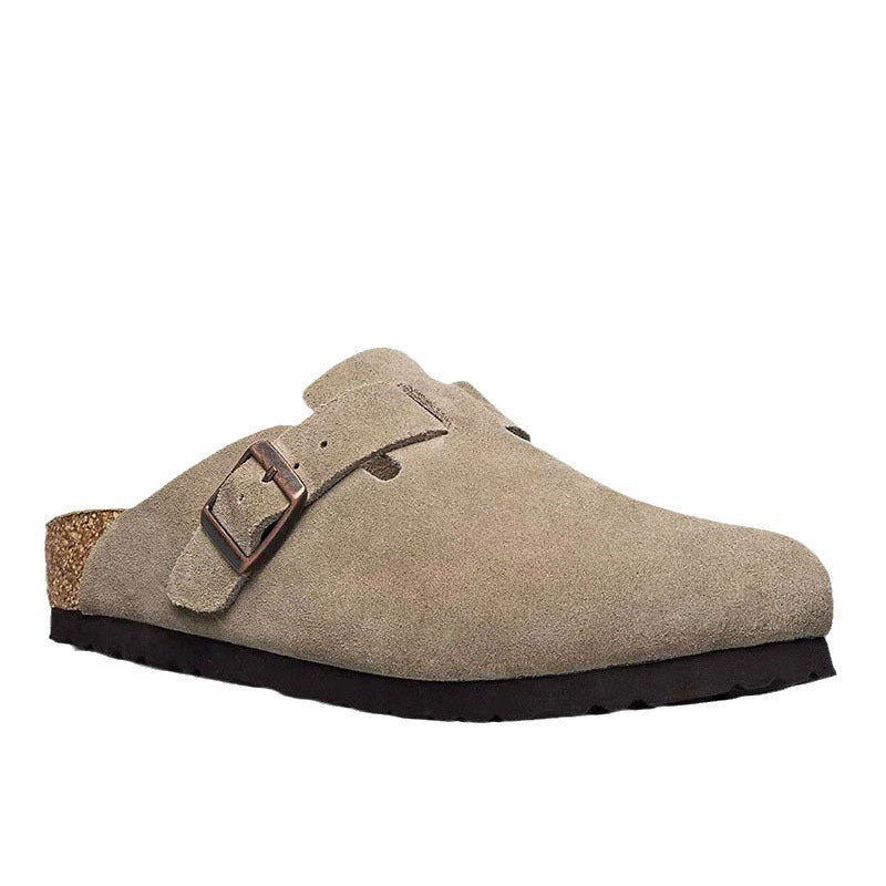 Collector's Edition ~ Birkenstock Shoes Women's Slippers 2024 Autumn New Cork Fishing Thick-Soled Full Pack Boken Shoes Half Slippers Men