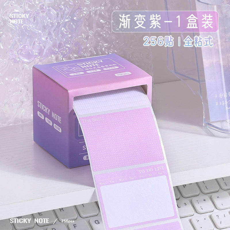 Pull-out post-it sticky notes for students with high value, special sticky notes for junior high school students, sticky notes sticky notes