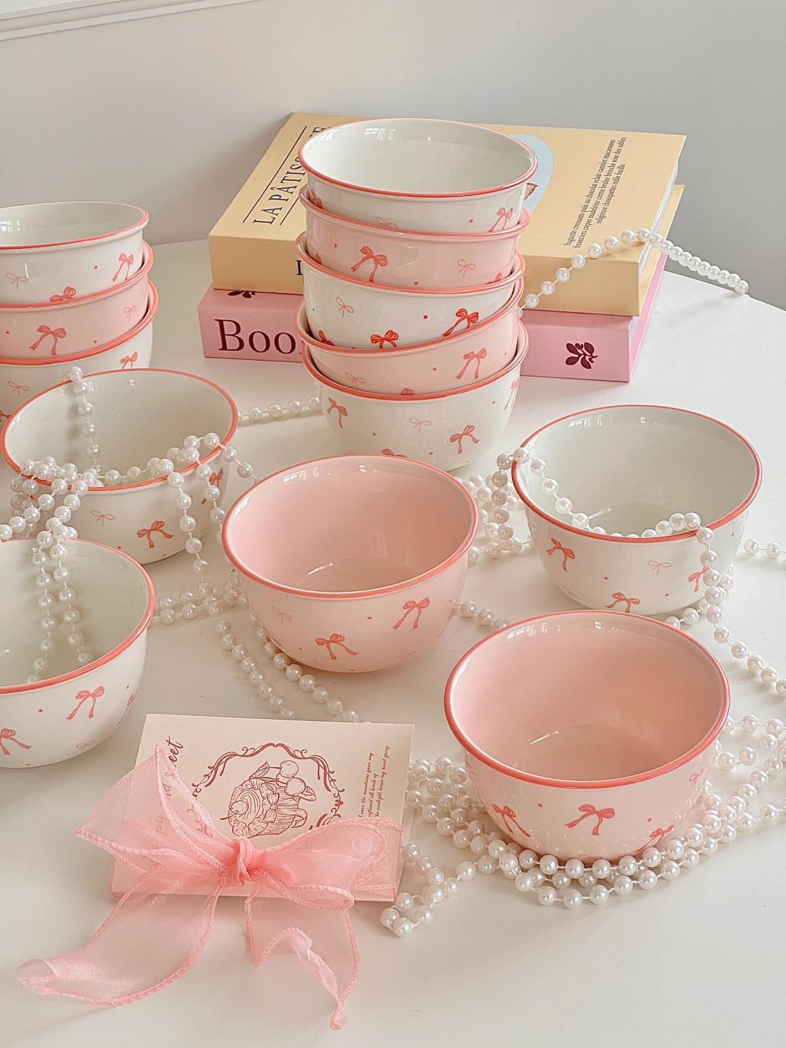 Underglaze color dish set, household high-value ceramic tableware four-piece set, couple bowl and chopstick set, rice bowl, spoon
