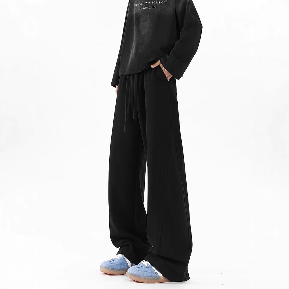 Chaolun cloth American scimitar sweatpants, men's drape, wide-leg pants, loose men's casual pants, plus-size sports men's pants