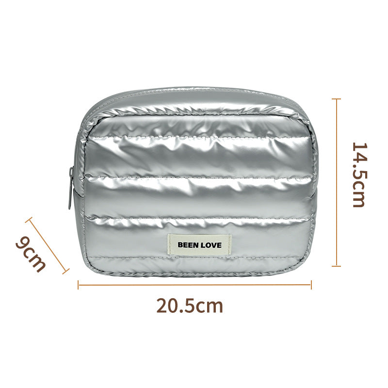 The new Xinghui portable storage bag, hand-held cosmetic bag, travel down storage bag, large-capacity high-value cosmetic bag