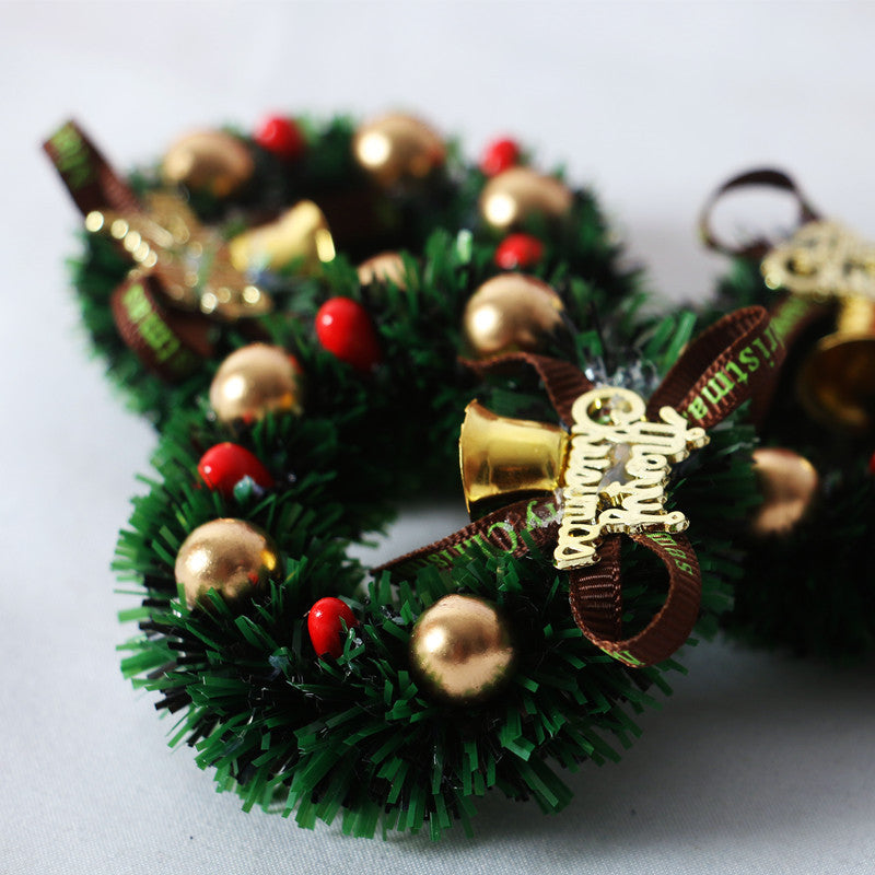 Dollhouse1:12Dollhouse Christmas Doorway Garland Mini Home Ornaments Rich Decorate Holiday Scenes