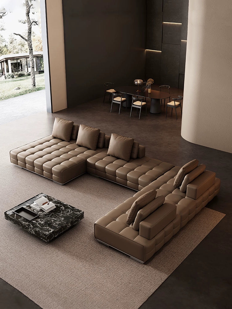 Leather sofa