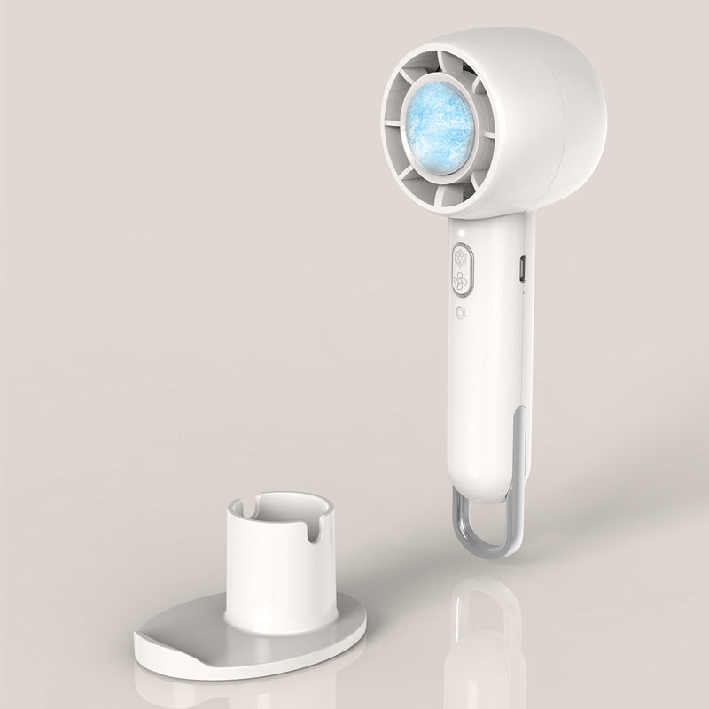 2024 New Handheld Ice Fan Semiconductor Refrigeration Portable Outdoor USB Mini Fan Desktop Small Fan