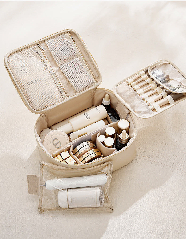Cosmetic Bag Women's 2025 New Portable Large Capacity Cosmetic Bag Cosmetic Case Travel Cosmetic Brush Cosmetic Storage Bag