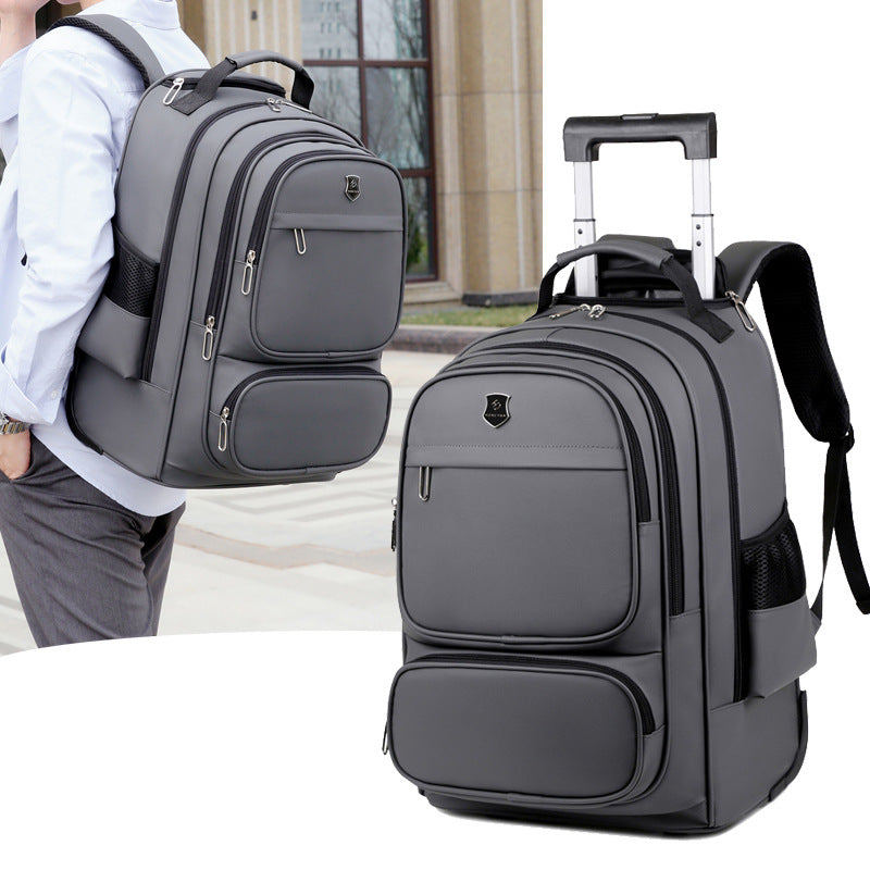 Backpack, multifunctional carry-on duffel bag, trolley bag, 20 inch oxford cloth business computer backpack, suitcase
