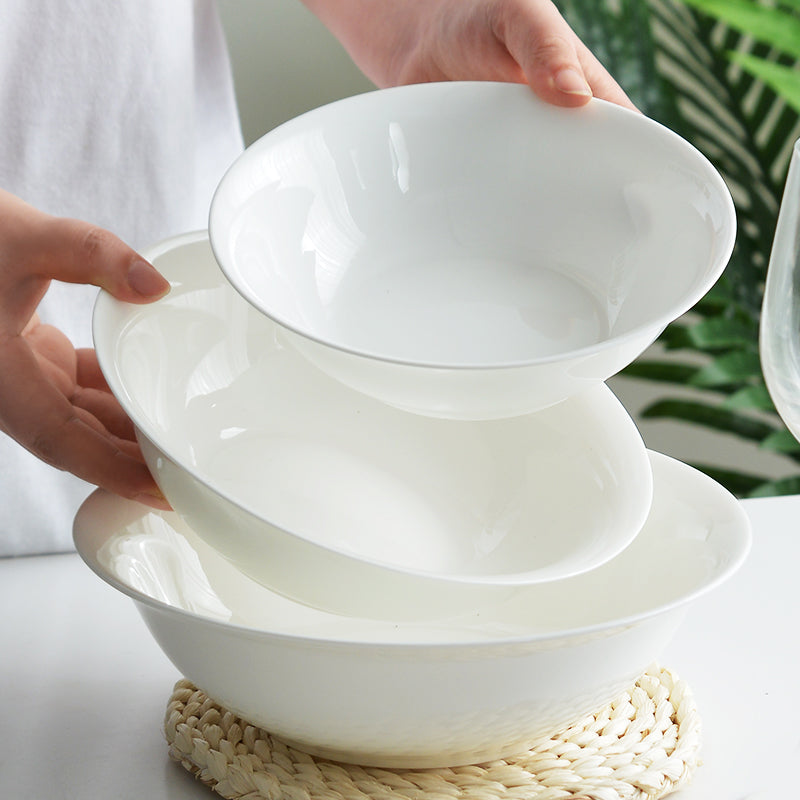 White noodle bowl