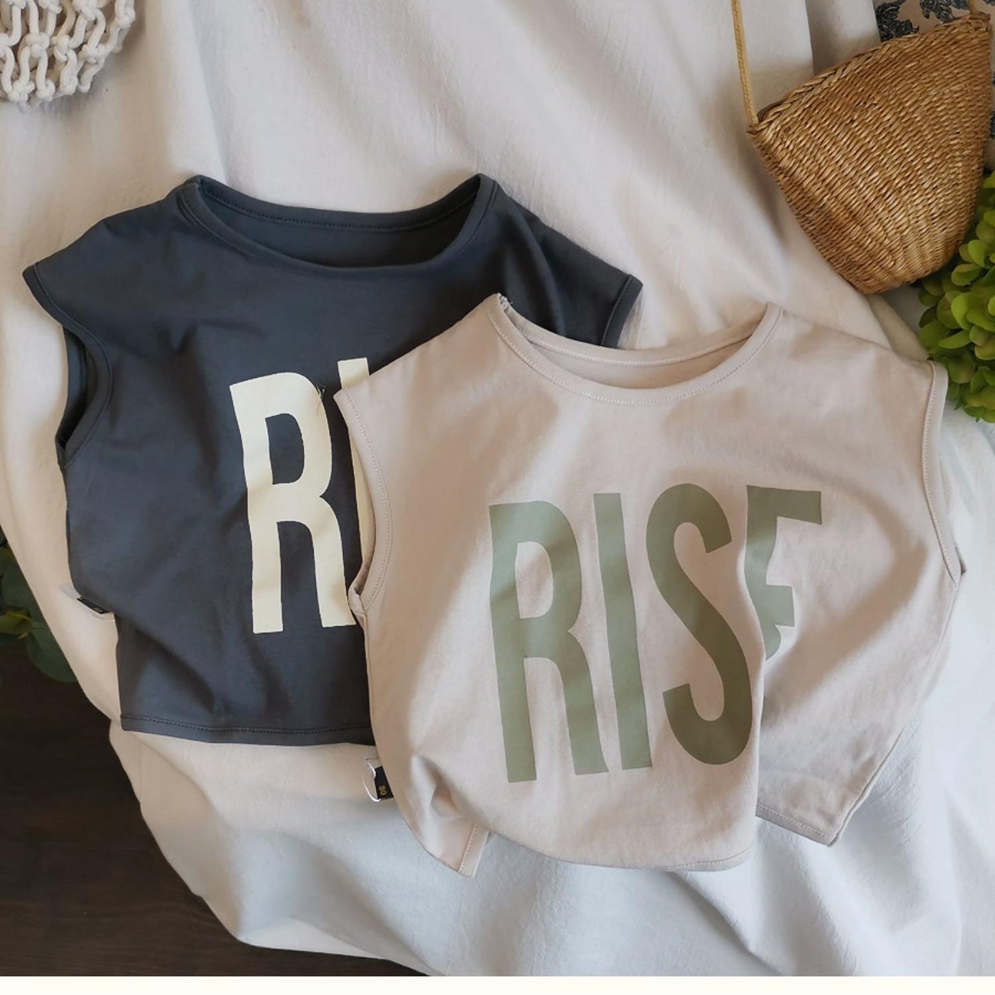 Super Korean Boys and Girls Printed Raglan Sleeve T-Shirt Baby Sleeveless Vest 2024 Summer Dress