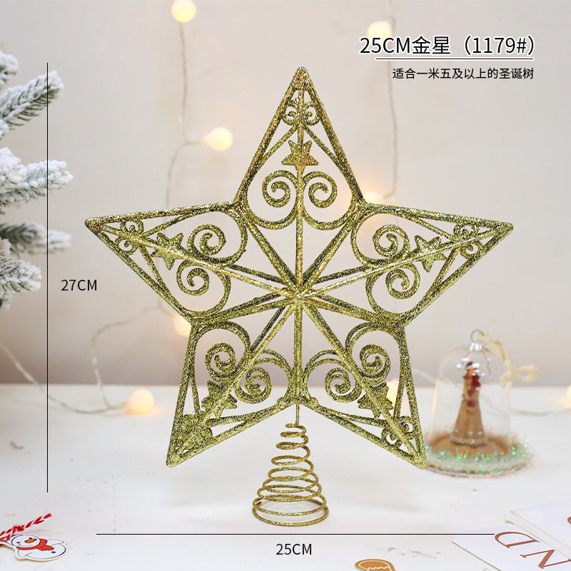 Christmas Christmas Decoration Christmas Tree Decoration Christmas Tree Top Decoration Accessories Pendant Santa Angel Wholesale