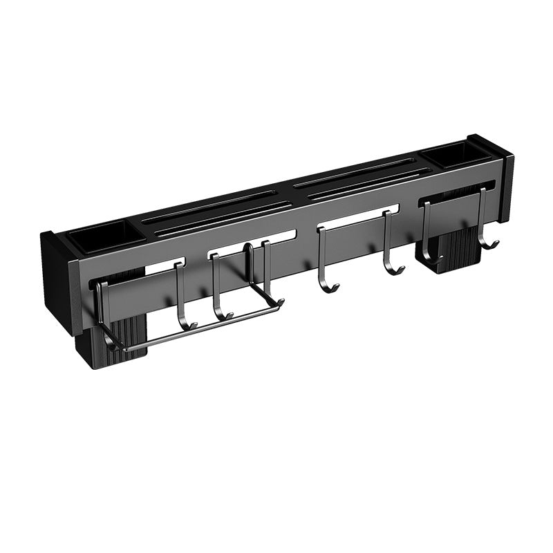 Stainless steel knife holder kitchen knife kitchen supplies multifunctional rack wall-mounted chopstick holder knife integrated storage rack