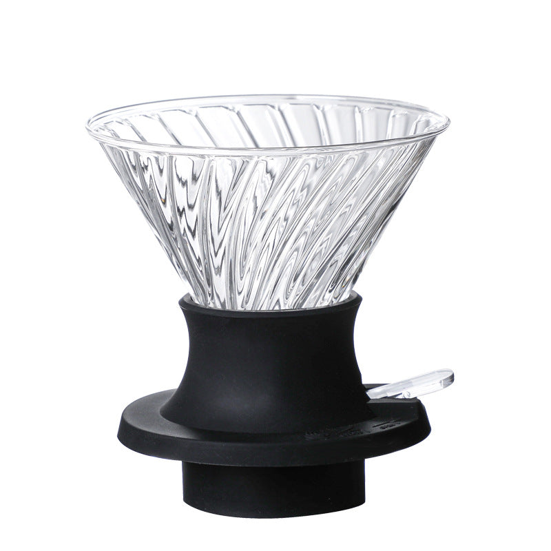 Coffee pot filter cup funnel pour-over Americano pot strainer glass cloud pot coffee pot filter set