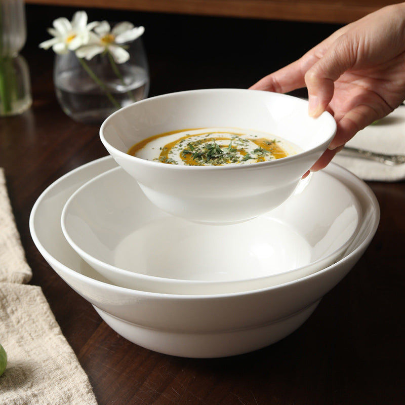 Household salad bowls, underglaze color tableware, high-quality dessert bowls, sugar water bowls, ceramic deep dishes, yogurt bowls, straw hat bowls