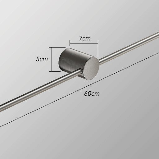 All copper cream wind white bathroom minimalist towel bar non-punch toilet single bar bath towel rack light luxury towel rack