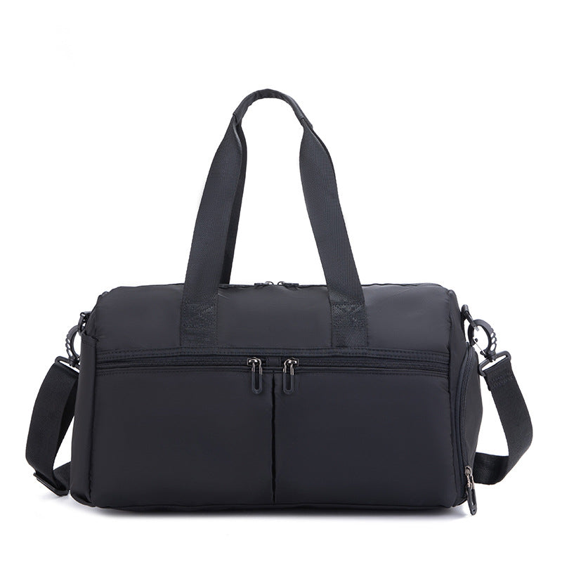 Cross-border high-end sense with shoe warehouse dry and wet separation yoga bag Large capacity travel sports shoulder casual fitness bag
