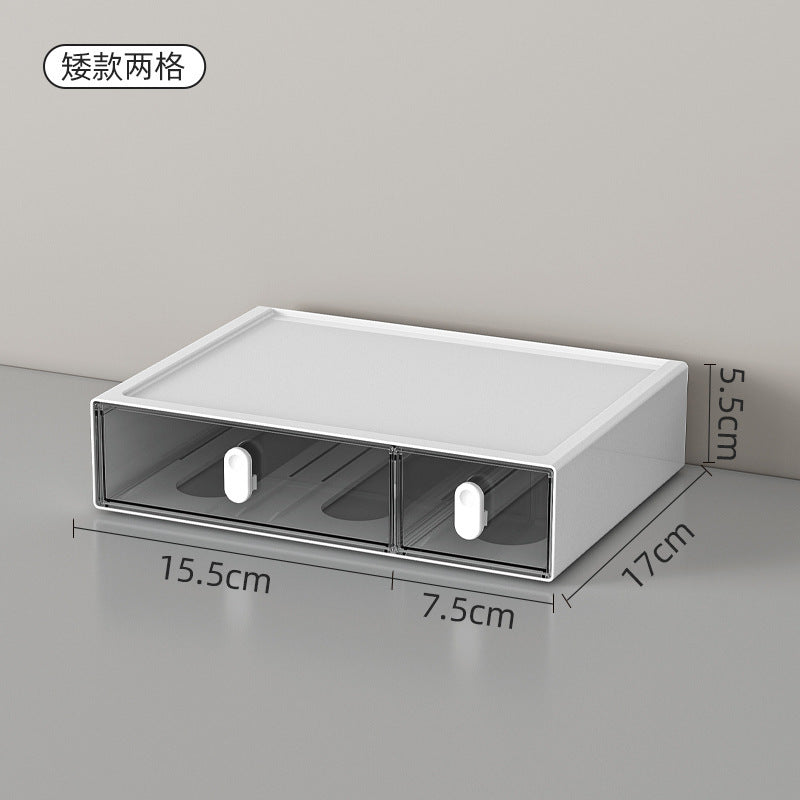 Desk drawer storage box, cosmetics shelf, desk desk, stationery, workstation artifact, dresser, storage box