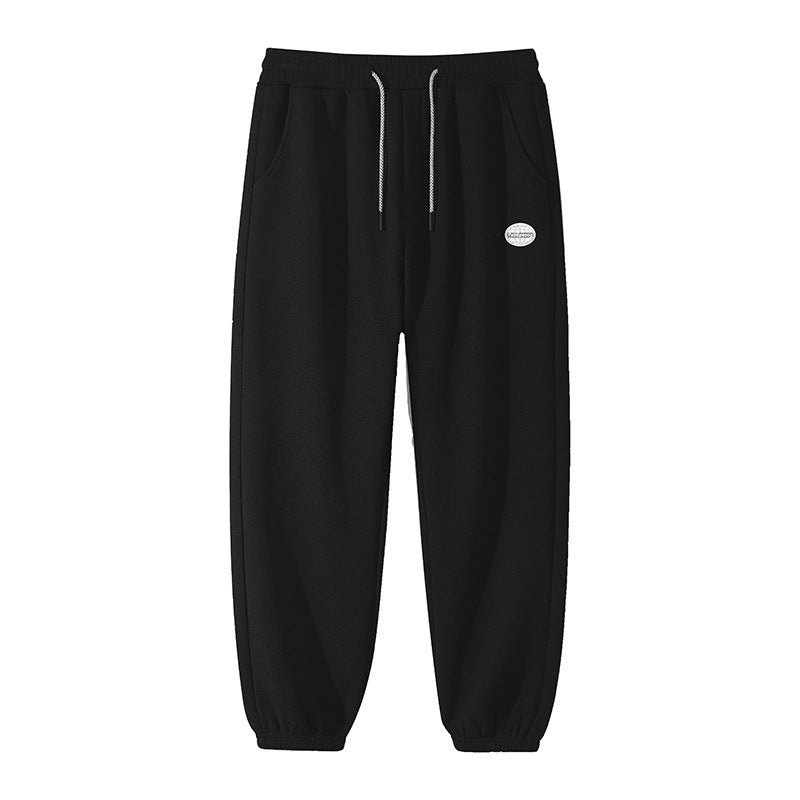 Waffle sweatpants, men's casual sweatpants, men's long pants, men's autumn and winter, Japanese fashion brand men's loose feet