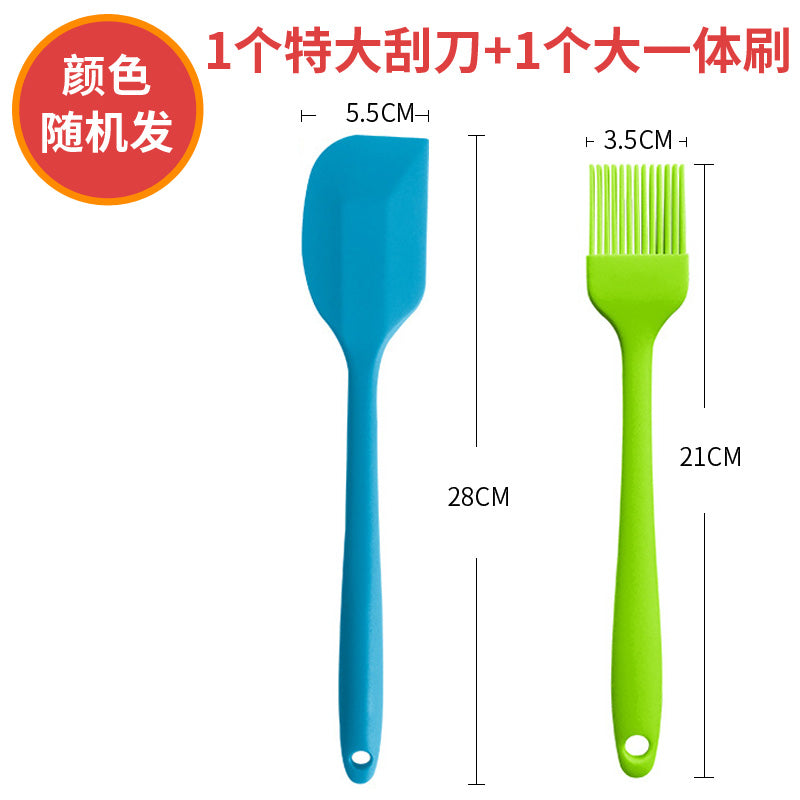 Silicone integrated oil brush