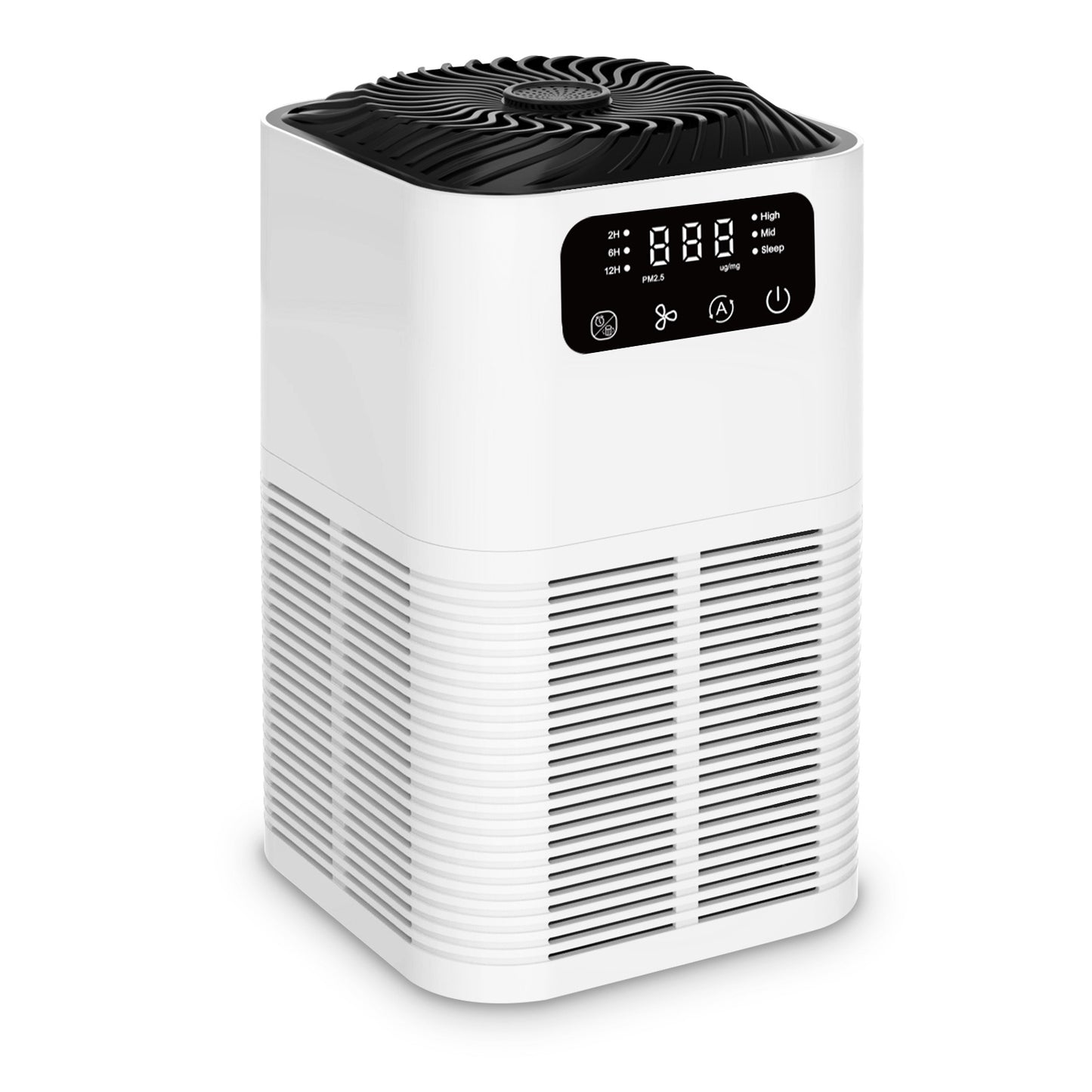 Source direct sales desktop air purifier aromatherapy negative ion deodorization and aldehyde removal PM2.5 display automatic adjustment