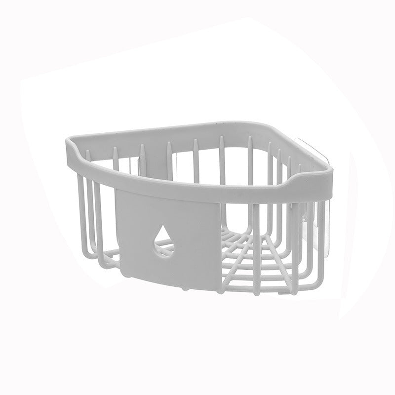 Bathroom rack small size kitchen toilet wall bathroom free punch triangular wall corner corner wall toilet