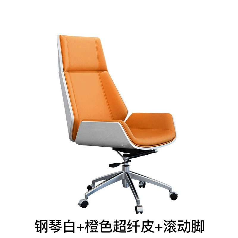 Light luxury desk, home study, Italian minimalist boss desk, desk desk, writing desk, solid wood computer desk, simple and modern