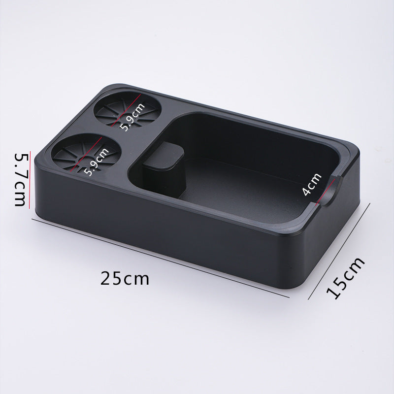 Multi-function coffee press base, slag knocking box, espresso powderer, three-piece set, storage handle bracket, 51 58mm