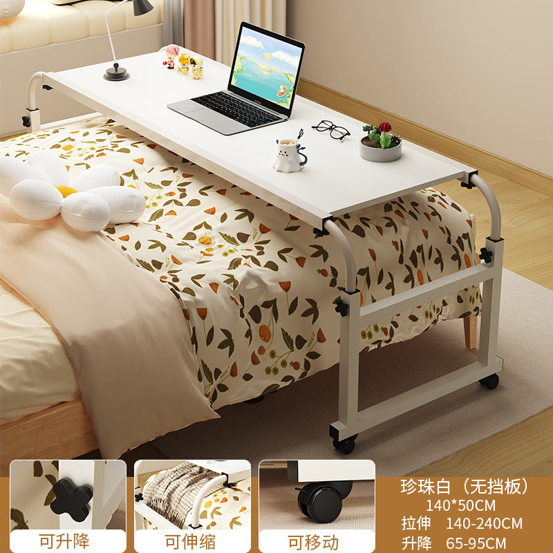 Trendy Cross Bed Table, Home Bed Table, Movable Desk, Computer Desk, Bedroom Bedside Small Table, Lazy Lifting Bed