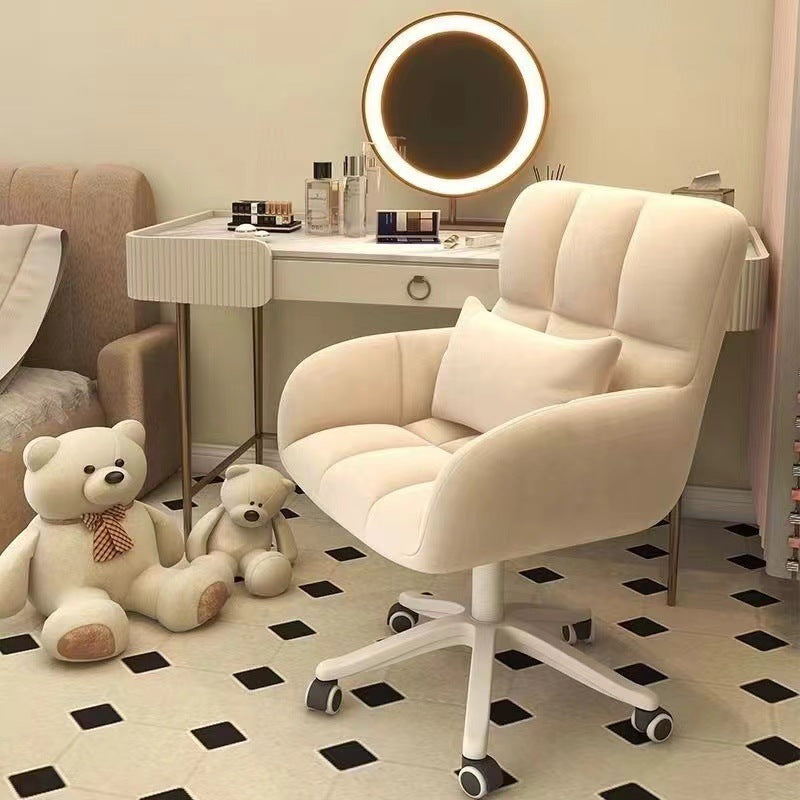 Computer chair, home bedroom, makeup chair, dormitory, college student, study desk, chair, sitting, comfortable office back chair