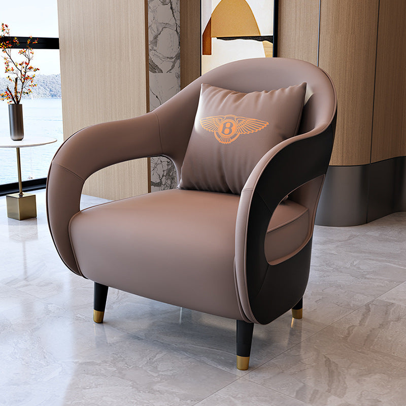 office sofa: negotiation sofa, light luxury, beauty salon, hotel lobby, business single sofa, lounge area, reception sofa