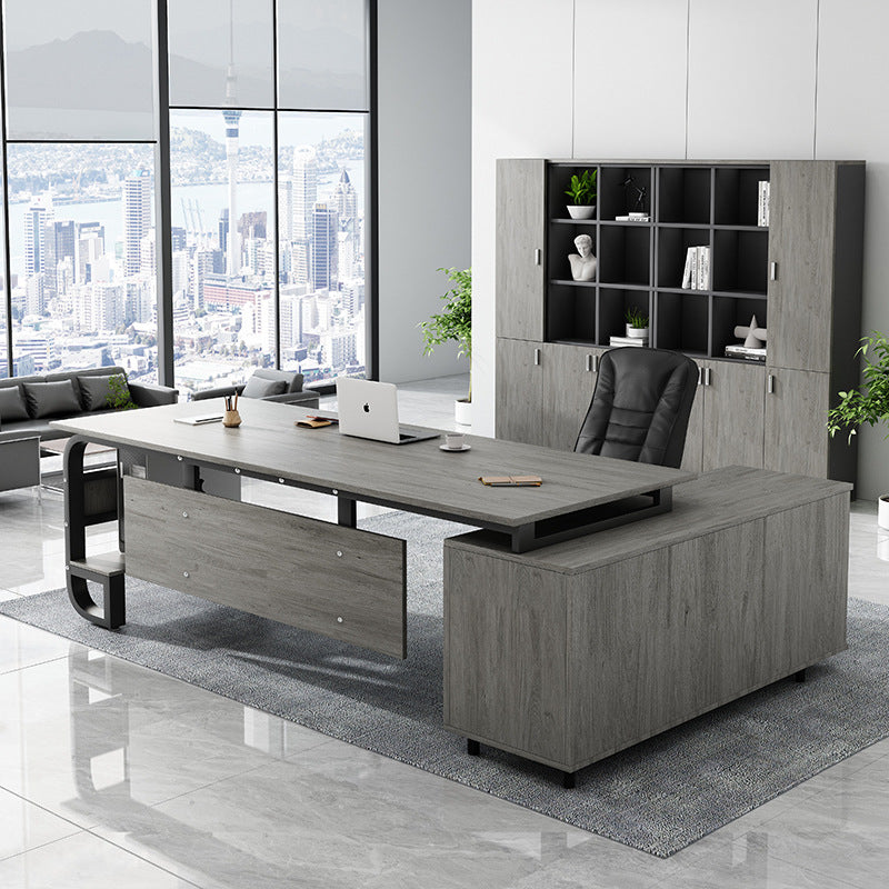 General Manager's Desk, Desk and Chair Combination, Boss Desk, Simple and Modern Executive Desk, Executive Desk, Executive Desk
