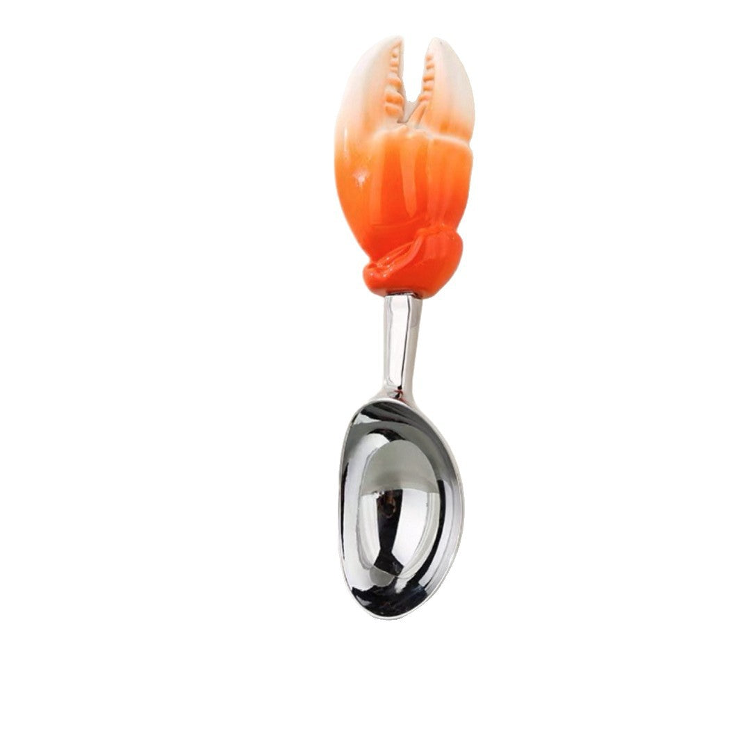 Crab claw spoon, apple kernel spoon, ice cream spoon, household creative cartoon cute dessert spoon, high-value rice spoon soup
