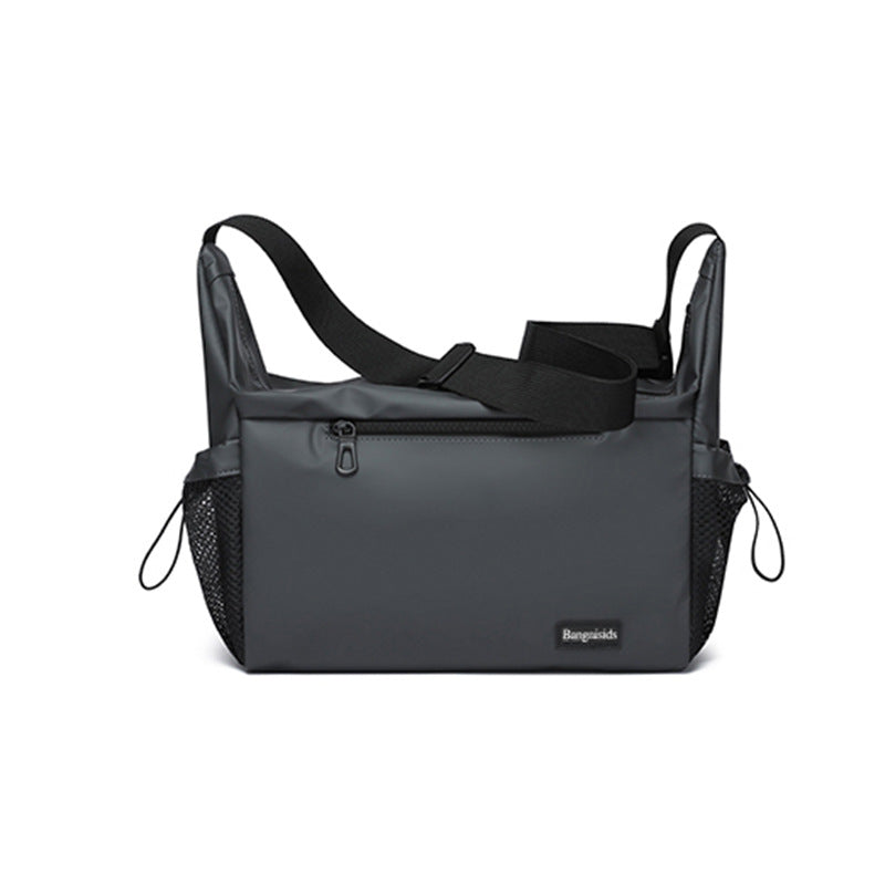 Cross-border men's chest bag, water-repellent and cool, casual and versatile men's bag, multi-functional large-capacity men's crossbody bag