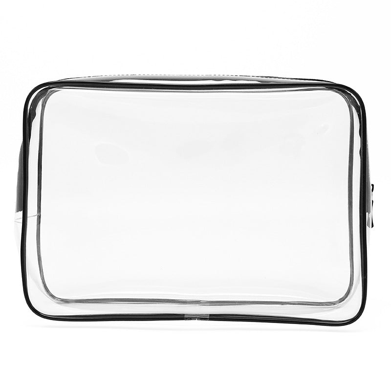 New Cosmetic Bag Wholesale Large Capacity Simple Portable Toiletry Bag Dry and Wet Separation Travel Storage Bag Transparent Waterproof