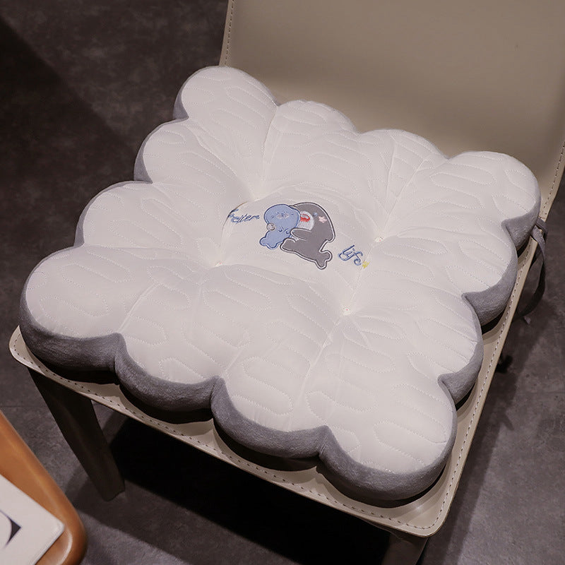 Toast cushion chair thickened office sedentary student classroom cute four seasons butt mat car seat cushion