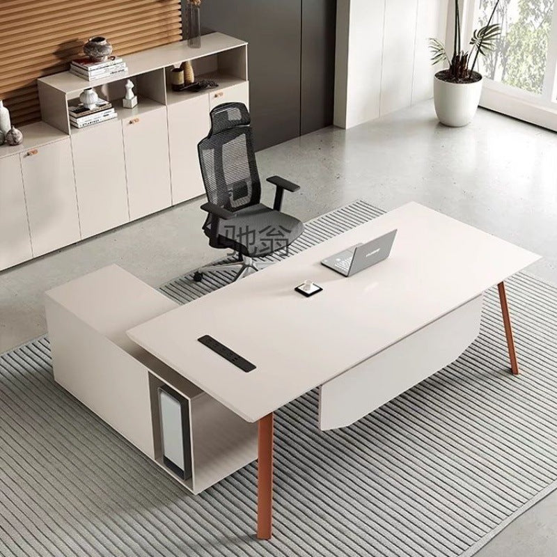 N8 Desk Simple Modern Manager Office Furniture Desk Single Computer Desk Boss Desk Chair Supervisor