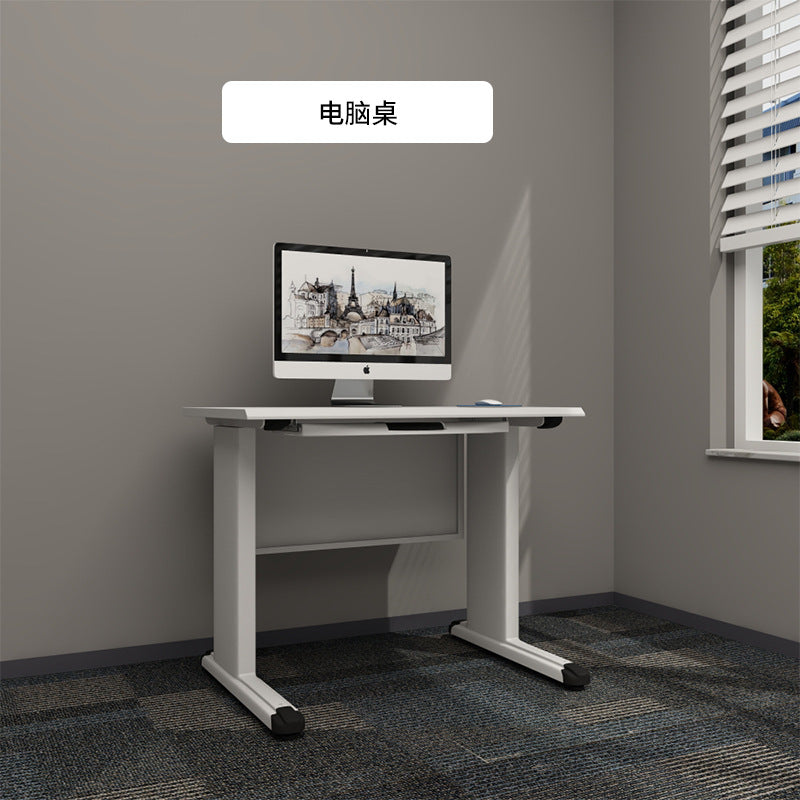 Steel Desk Simple Modern Employee Single Computer Desk Desk Financial Writing Desk With Lock Workbench Desk