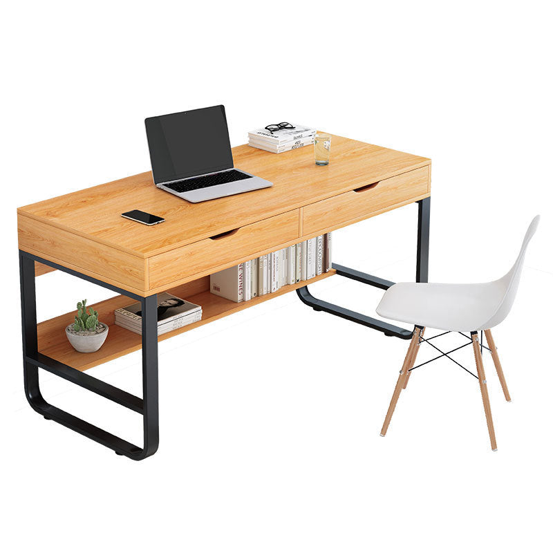 Computer Desk Desk Simple Home Desk with Drawers Rental Room Student Study Bedroom Desk Writing Desk