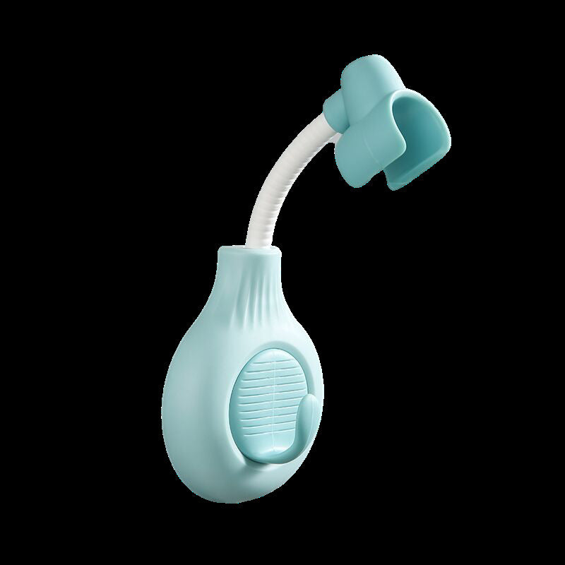 Shower bracket free punch nozzle hanging seat fixed artifact can be adjusted universally, lotus pod bathroom flower drying shower base