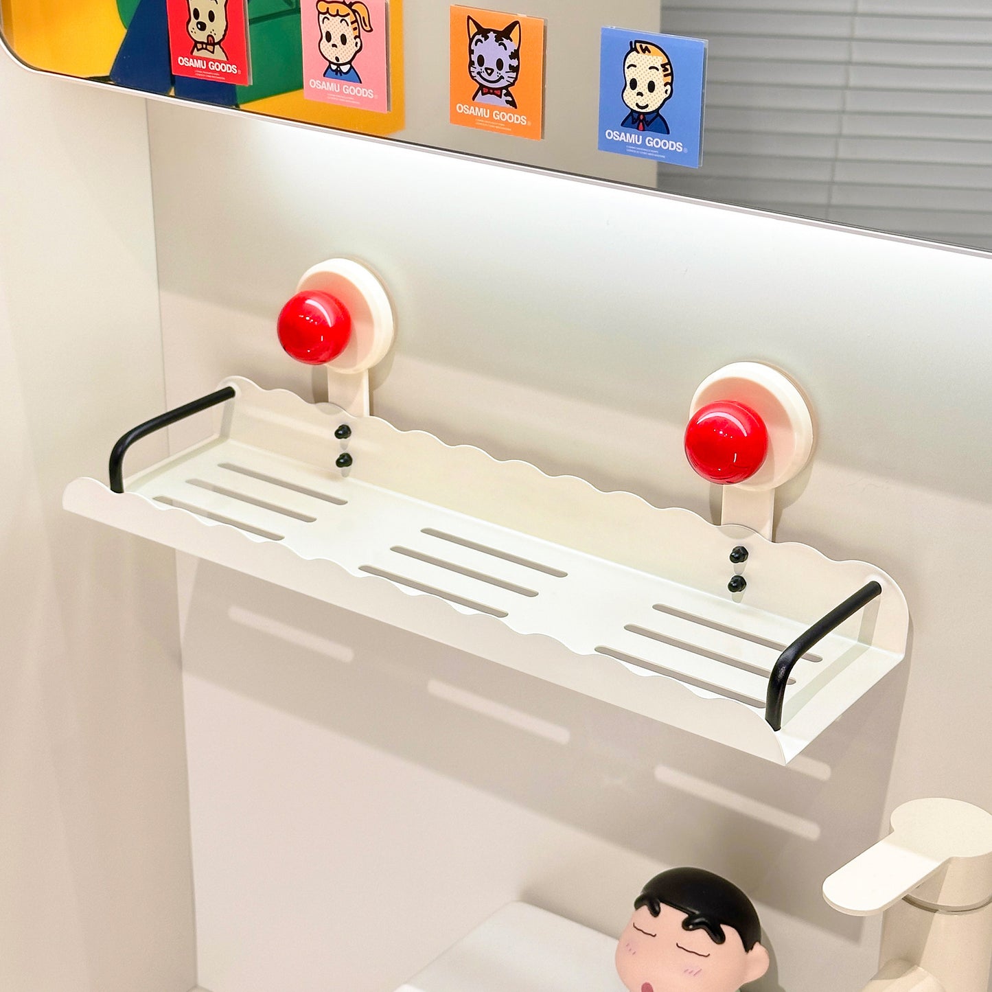Bathroom suction cups, shelves, faucets, non-perforation, washbasins, storage racks, toilets, wall-mounted storage artifacts