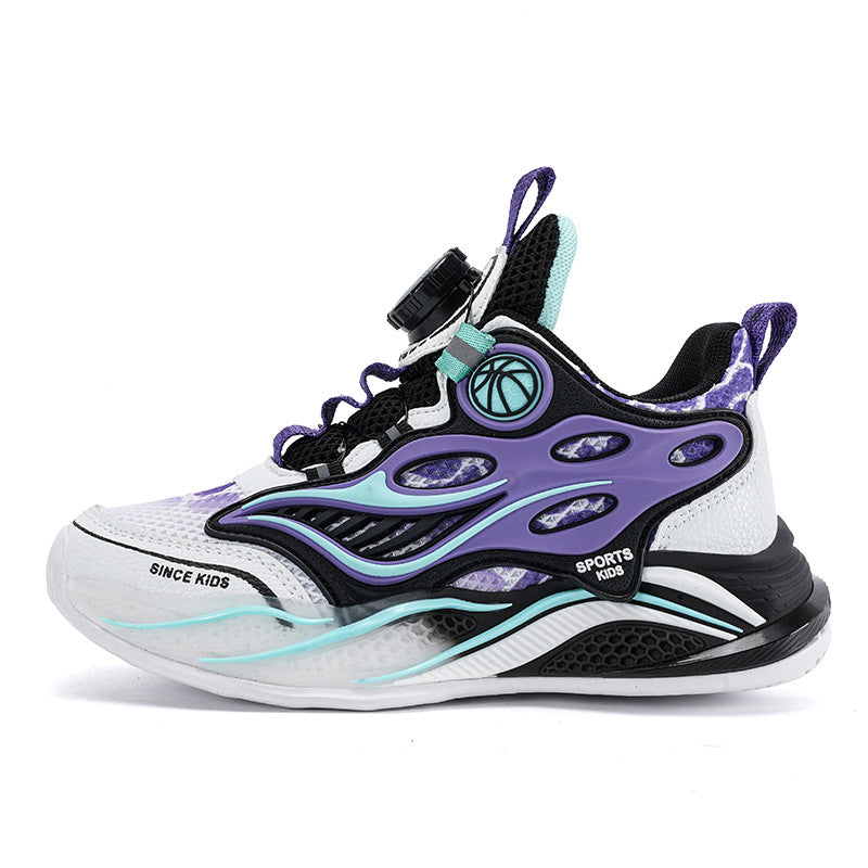 Carefully selected professional basketball shoes, boys' sneakers, spring and summer children's shoes, men's mesh breathable, medium and adult children running lightly